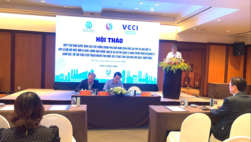 Trưởng ban Pháp chế VCCI Đậu Anh Tuấn cho rằng nếu định mức chi phí tái chế (Fs) không phù hợp thì EPR khó có thể được triển khai.