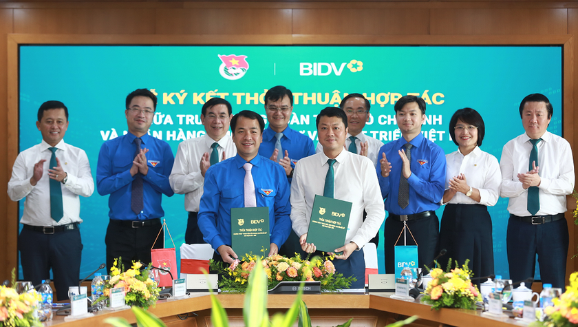 BIDV và TW Đoàn TNCS Hồ Chí Minh ký kết hợp tác giai đoạn 2023-2025