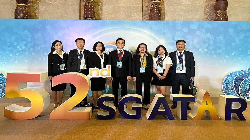 Đoàn công tác Tổng cục Thuế Việt Nam tham dự hội nghị SGATAR thường niên lần thứ 52. Ảnh: TCT