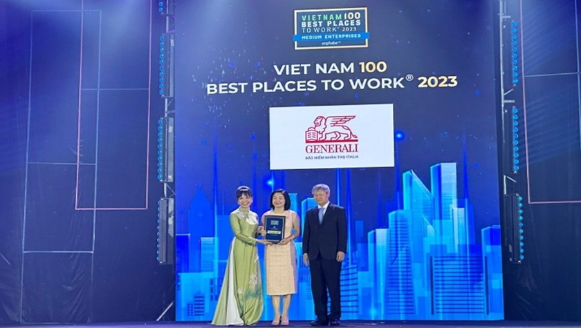 Generali Việt Nam khẳng định vị thế trong lĩnh vực tài chính, bảo hiểm với 4 danh hiệu tại BXH “100 Nơi làm việc tốt nhất Việt Nam 2023”