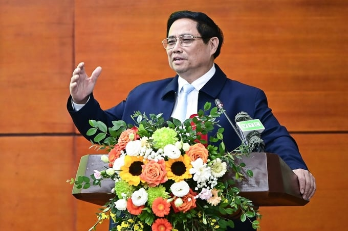 Thủ tướng Phạm Minh Chính đề nghị ngành Nông nghiệp “thừa thắng xông lên” (ảnh:nongnghiep.vn)