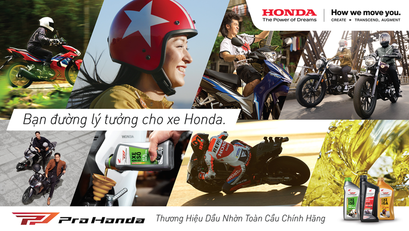 Honda Việt Nam ra mắt thương hiệu dầu nhờn toàn cầu ProHonda dành cho xe máy