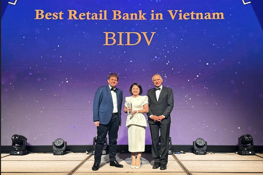 BIDV là ngân hàng duy nhất tại Việt Nam 9 lần nhận giải thưởng này.