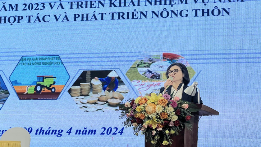 Bà Nguyễn Thị Hoàng Yến - Phó Cục trưởng Cục KTHT&PTNT 