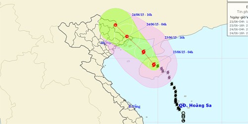 Bão gần Quảng Ninh, các tỉnh miền Bắc sắp mưa lớn