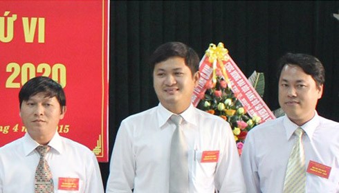 Sau khi trở thành giám đốc Sở trẻ nhất nước, ông Bảo tiếp tục là Tỉnh ủy viên trẻ nhất của Quảng Nam. Ảnh. Tiến Hùng.