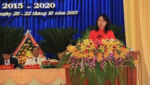 Bà Võ Thị Ánh Xuân, Bí thư Tỉnh ủy An Giang