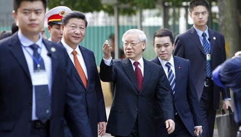 21 phát đại bác vang lên chào mừng Chủ tịch Trung Quốc