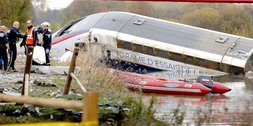 Hiện trường vụ tai nạn đường sắt. (Nguồn: Reuters)
