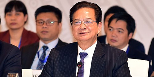 Thủ tướng Nguyễn Tấn Dũng tham dự VDPF 2015. Ảnh: VGP/Nhật Bắc 