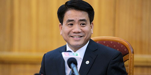 Tân Chủ tịch UBND thành phố Hà Nội Nguyễn Đức Chung - Ảnh VGP/Quang Hiếu