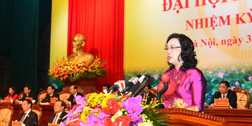Bà Ngô Thị Thanh Hằng, Phó bí thư thường trực Thành Ủy Hà Nội.