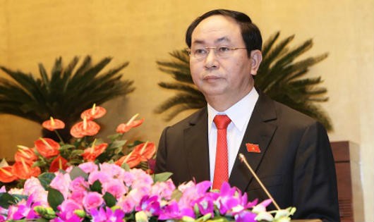 Chủ tịch nước Trần Đại Quang. Ảnh: TTX
