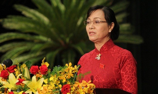 Chủ tịch HĐND TP HCM Nguyễn Thị Quyết Tâm.