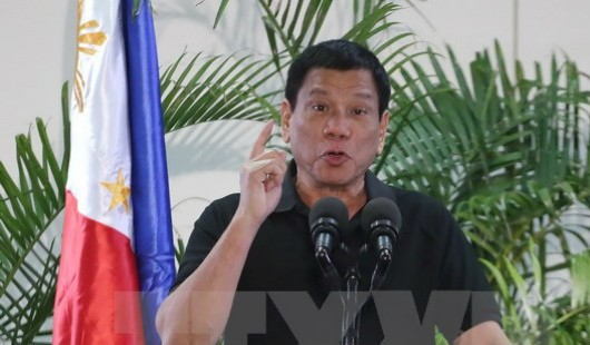 Tổng thống Philippines Rodrigo Duterte giành tỷ lệ tín nhiệm rất cao