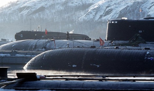 Các tàu ngầm của Hạm đội Biển Bắc của Nga. (Nguồn: sputniknews.com)