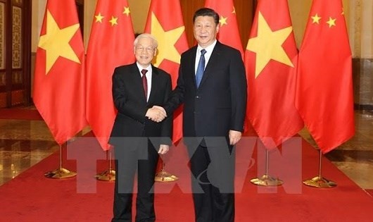 Tổng Bí thư Việt Nam và Trung Quốc trao đổi về vấn đề trên biển