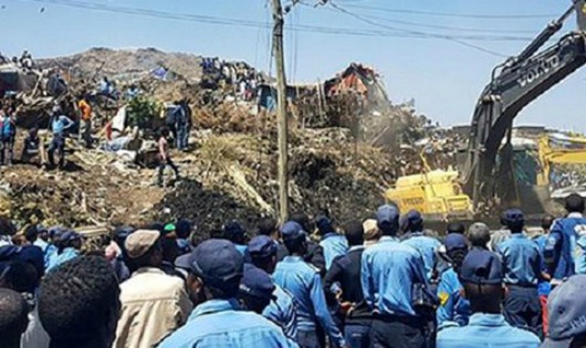 Lở đất ở bãi rác Ethiopia, 46 người thiệt mạng