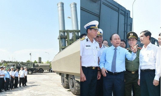 Toàn cảnh Thủ tướng thị sát vũ khí, khí tài của Lữ đoàn tên lửa