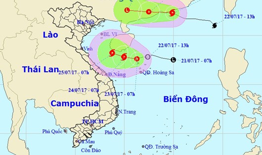 Cảnh báo cơn bão mới đe dọa bờ biển Nam Định - Hà Tĩnh
