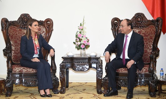 Thủ tướng tiếp bà Sahar Nasr, Bộ trưởng Bộ Đầu tư và Hợp tác quốc tế Ai Cập.