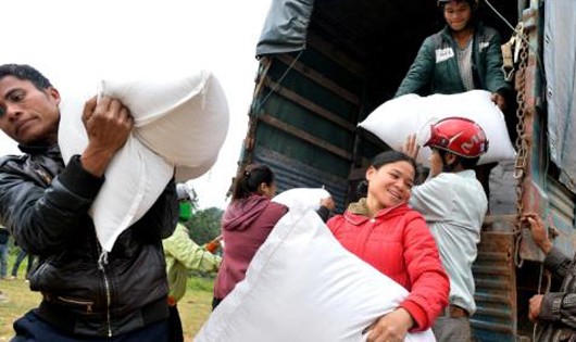 Xuất gần 29 tấn gạo cứu đói cho người dân Nghệ An