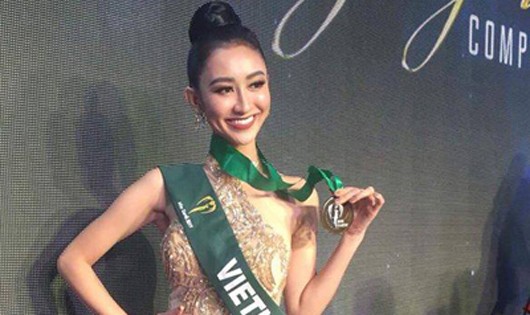 Hà Thu giành huy chương thứ ba tại Hoa hậu Trái Đất