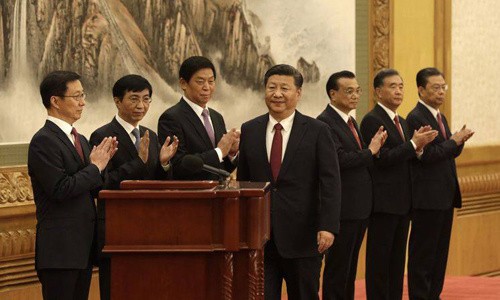 Ban Thường vụ Bộ Chính trị Trung Quốc ra mắt