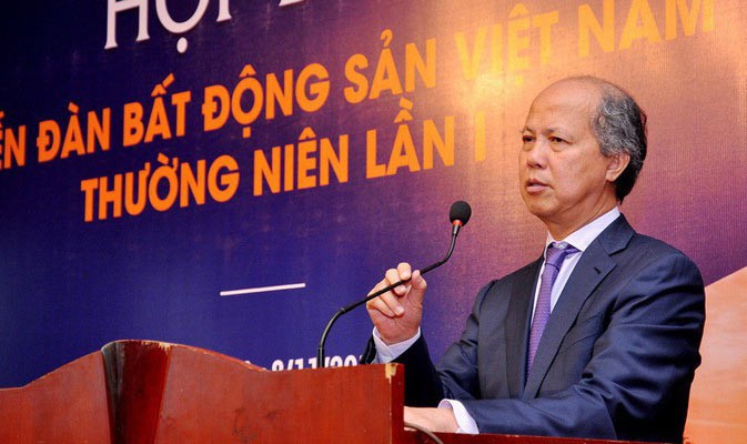Chủ tịch Hiệp hội Bất động sản Việt Nam (VNREA), nguyên Thứ trưởng Bộ Xây dựng Nguyễn Trần Nam.