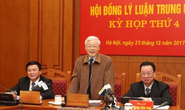 Tổng Bí thư Nguyễn Phú Trọng phát biểu tại Kỳ họp. Ảnh: TTXVN