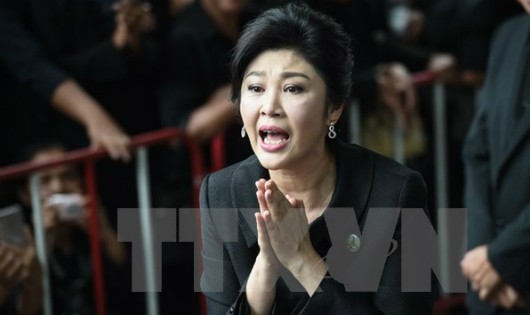 Thủ tướng Thái Lan Yingluck Shinawatra tại Tòa án tối cao ở Bangkok ngày 21/7/2017. (Nguồn: AFP/TTXVN)