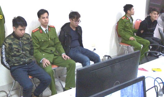 Các đối tượng liên quan đến vụ án. Ảnh: Cổng thông tin điện tử Công an Quảng Ninh.