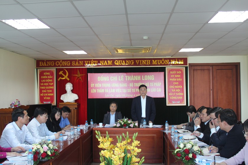 Bộ trưởng Lê Thành Long bắt đầu chuyến công tác tại 3 tỉnh Tây Bắc