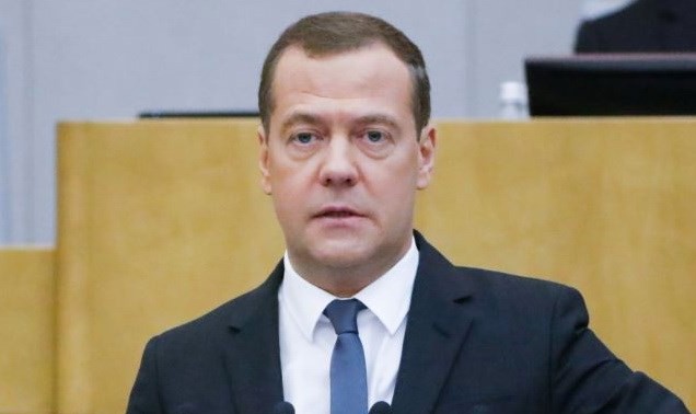 Tổng thống Nga Dmitry Medvedev. (Nguồn: AP)