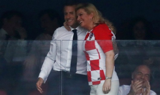 Tổng thống Croatia được ngưỡng mộ vì cách hành xử khi đội nhà thua