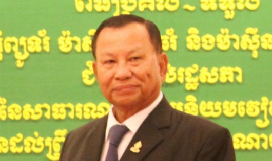 Quyền Chủ tịch Thượng viện Campuchia Samdech Say Chhum. Ảnh: TTXVN