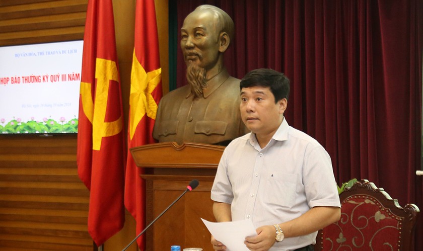 Ông Nguyễn Thái Bình - Chánh Văn phòng Bộ VHTTDL. Ảnh: Báo Tổ quốc.