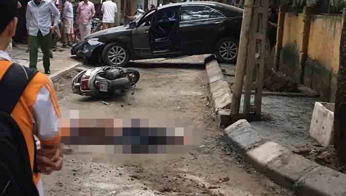Danh tính nữ tài xế ô tô và nạn nhân bị Camry lùi đâm chết tại Hà Nội