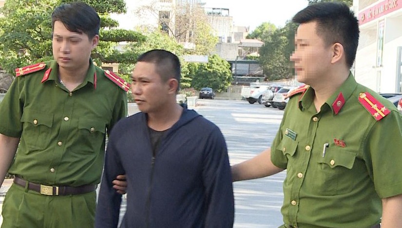 Lại Văn Sơn bị bắt giữ.