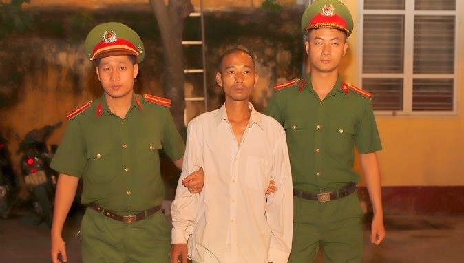 Đối tượng Đinh Minh Tùng bị bắt giữ. Ảnh: Công an Thành phố Hải Phòng.