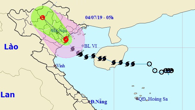 Bão giật cấp 10 - 11 hoành hành Hải Phòng - Nam Định, nhiều tỉnh miền Bắc mưa lớn