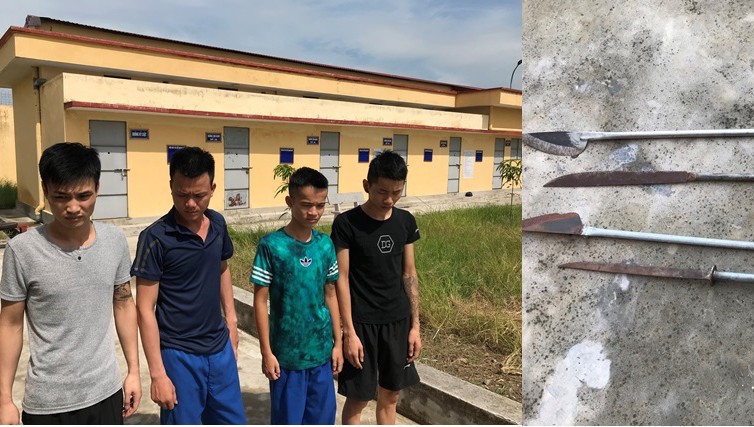 Nhóm trai làng vác dao truy đuổi 2 thanh niên để cướp xe máy ở Thái Bình?