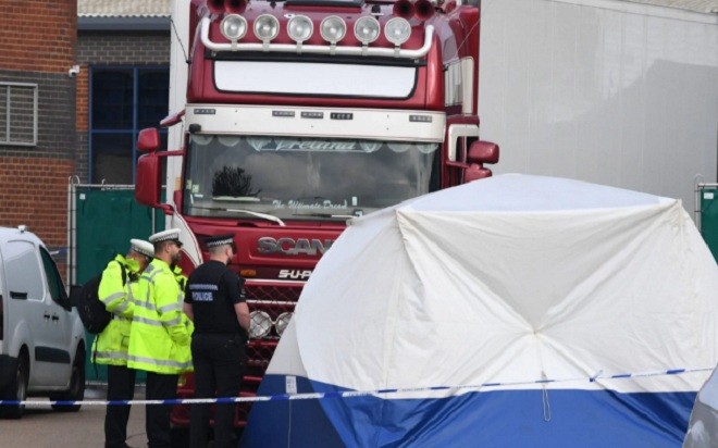 Bộ Công an công bố địa chỉ 39 người Việt Nam chết trong container ở Anh