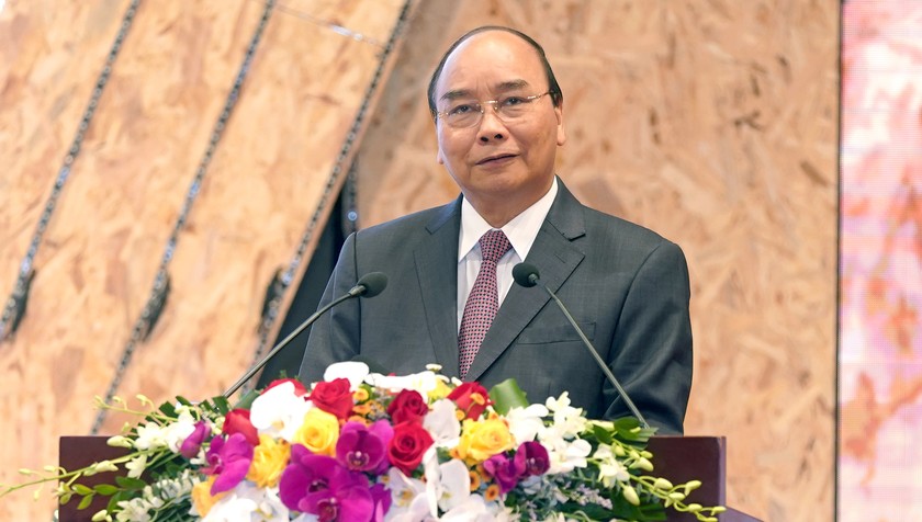 Thủ tướng phát biểu tại Diễn đàn. Ảnh: VGP/Quang Hiếu