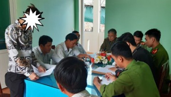 Anh Nguyễn Văn Sơn thừa nhận hành vi vi phạm.