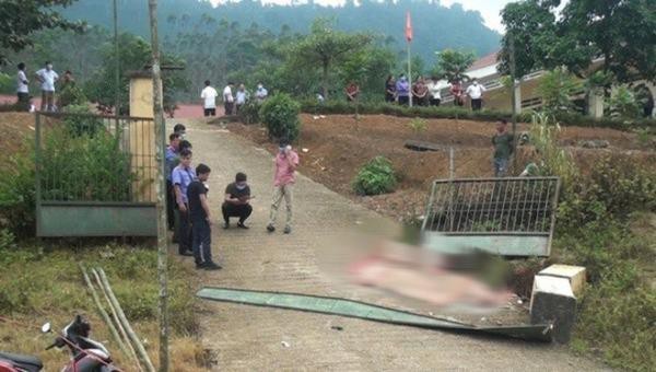 Hiện trường vụ sập cổng khiến 3 học sinh tử vong, 3 em khác bị thương ở Lào Cai.