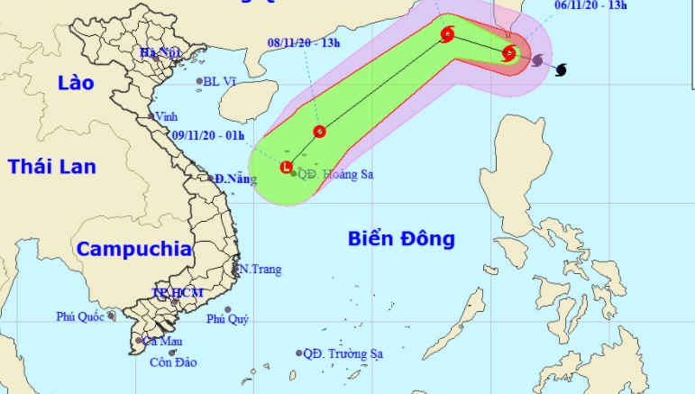 Ngày mai bão số 11 đổ bộ Biển Đông, đề phòng gió giật mạnh, sóng cao 2-4m