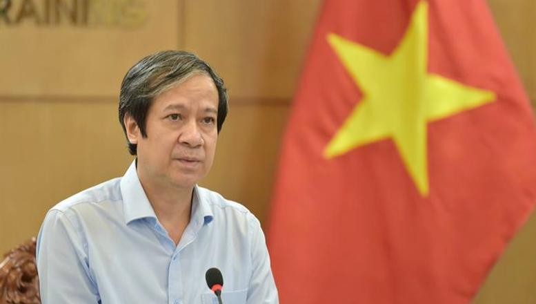 Bộ trưởng Nguyễn Kim Sơn phát biểu tại Hội nghị. 