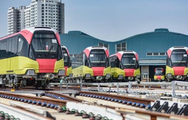 Tất cả đoàn tàu đường sắt đô thị đoạn Nhổn - ga Hà Nội chạy thử vào tháng 12?