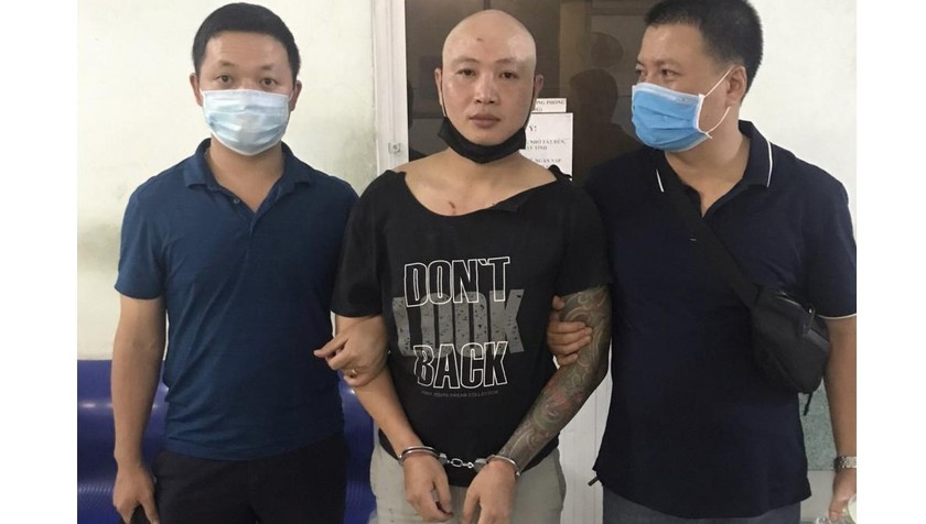 Đối tượng Nguyễn Văn Sơn bị bắt giữ sau 11 năm trốn nã giết người.